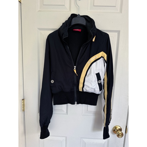Black Windbreaker Jacket, Sportswear, Size XS - Picture 2 of 8